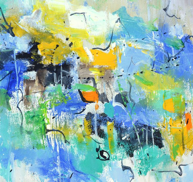 Original Expressionism Abstract Painting by Pol Ledent