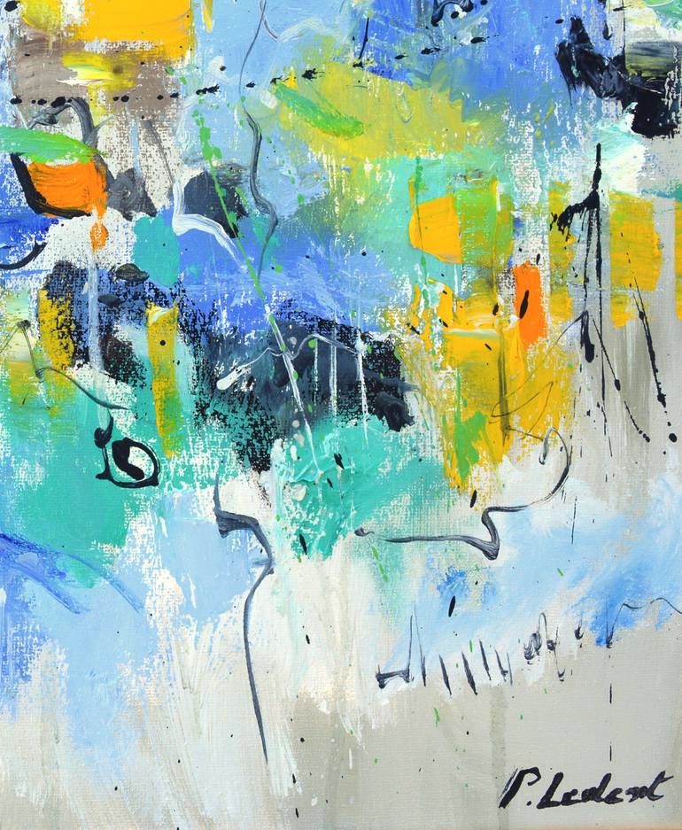Original Expressionism Abstract Painting by Pol Ledent