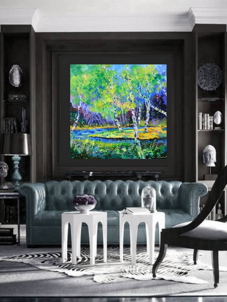 Original Expressionism Landscape Painting by Pol Ledent