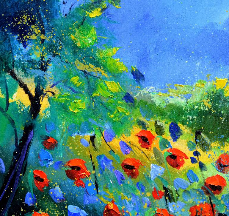 Original Expressionism Landscape Painting by Pol Ledent