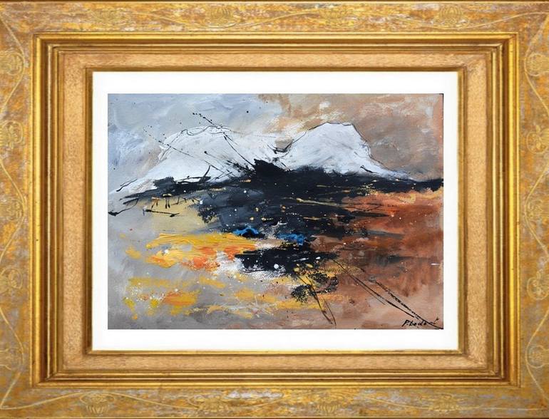 Original Abstract Painting by Pol Ledent