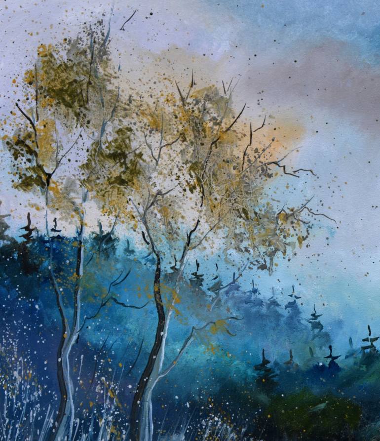 Original Expressionism Landscape Painting by Pol Ledent