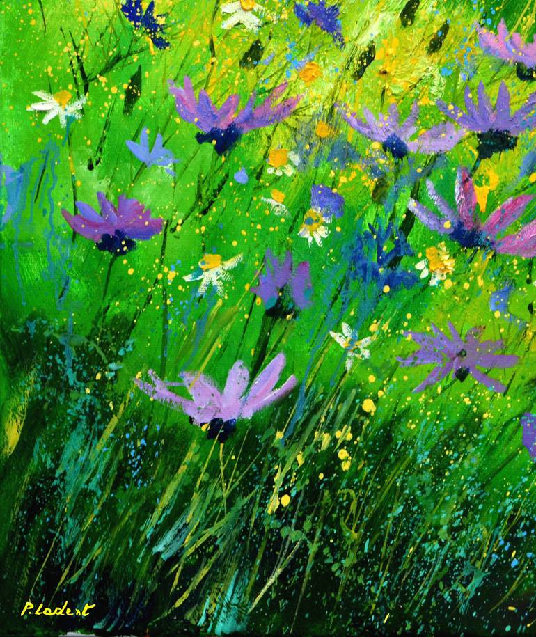 Original Impressionism Landscape Painting by Pol Ledent