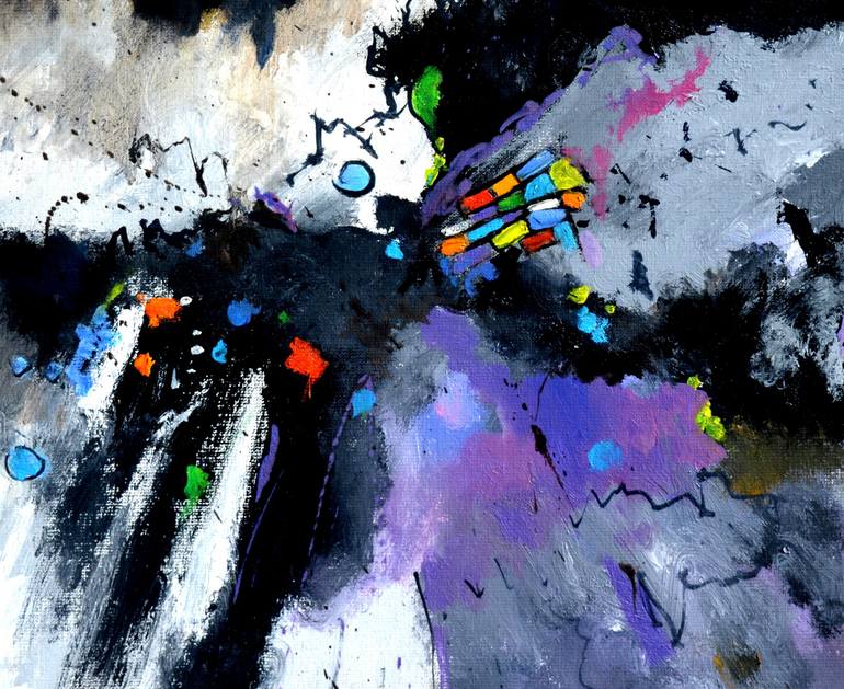 Original Expressionism Abstract Painting by Pol Ledent