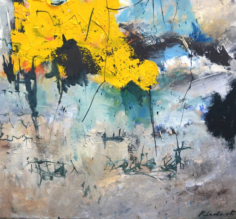 Original Expressionism Abstract Painting by Pol Ledent