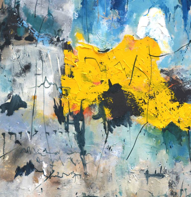 Original Expressionism Abstract Painting by Pol Ledent