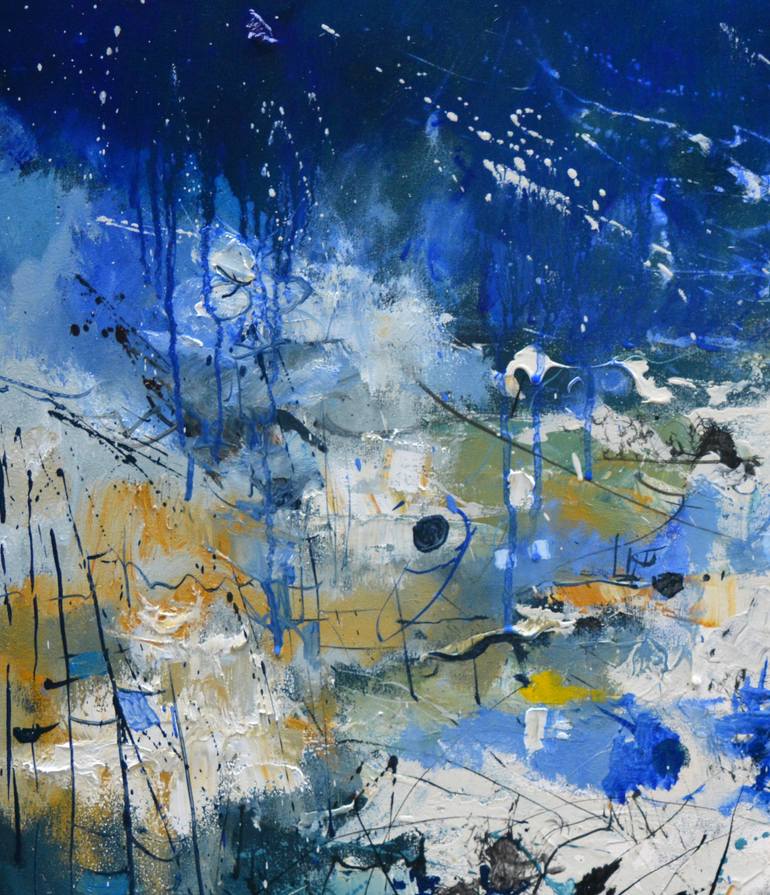 Original Expressionism Abstract Painting by Pol Ledent