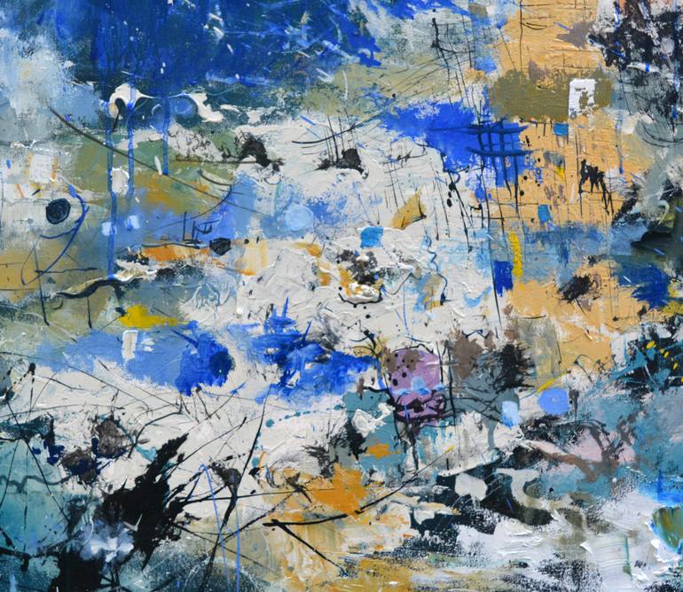 Original Expressionism Abstract Painting by Pol Ledent