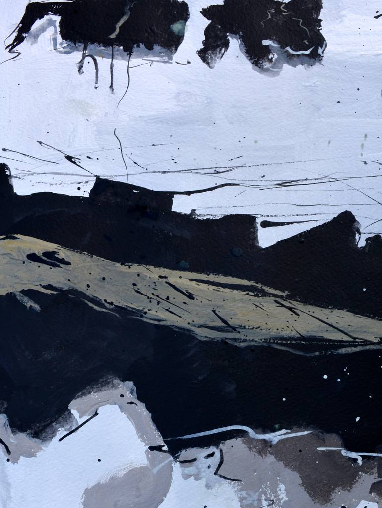 Original Abstract Painting by Pol Ledent