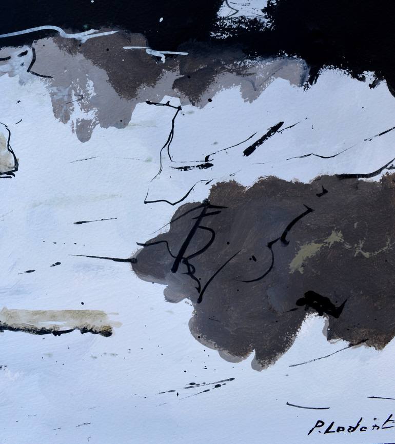 Original Abstract Painting by Pol Ledent