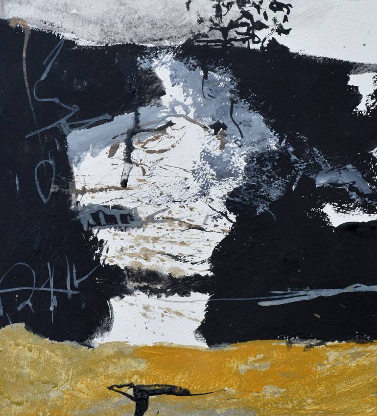 Original Abstract Painting by Pol Ledent
