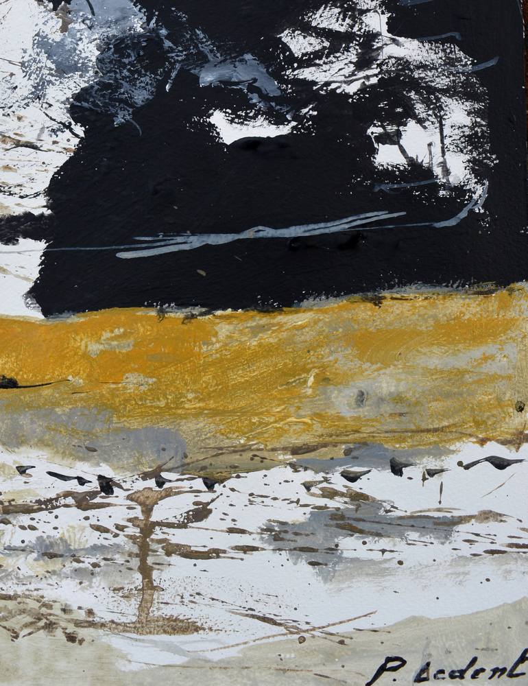 Original Abstract Painting by Pol Ledent