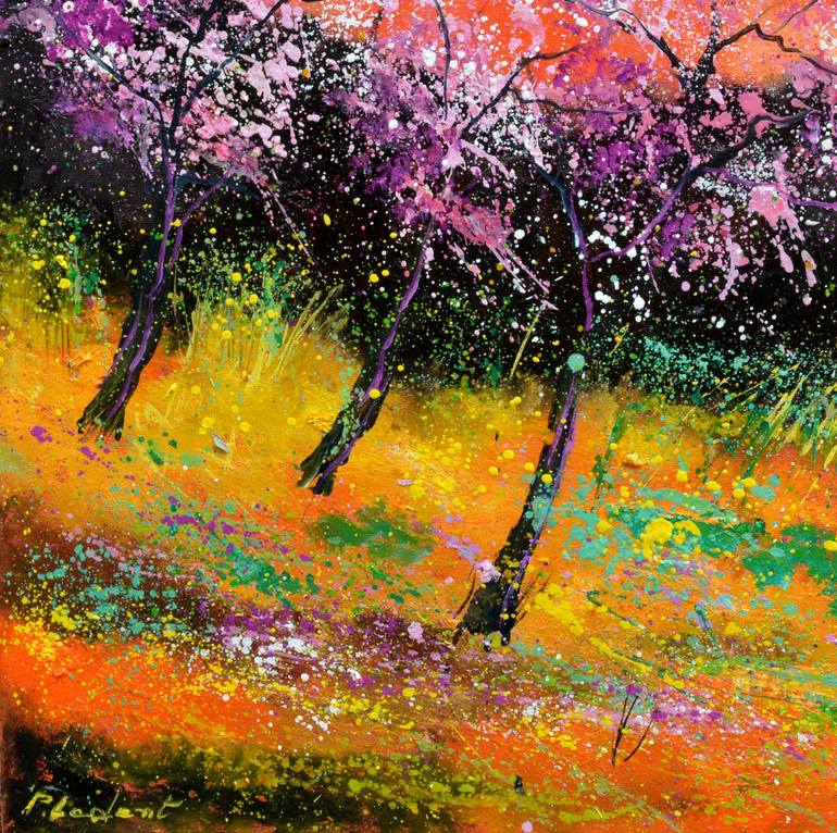 Original Impressionism Landscape Painting by Pol Ledent
