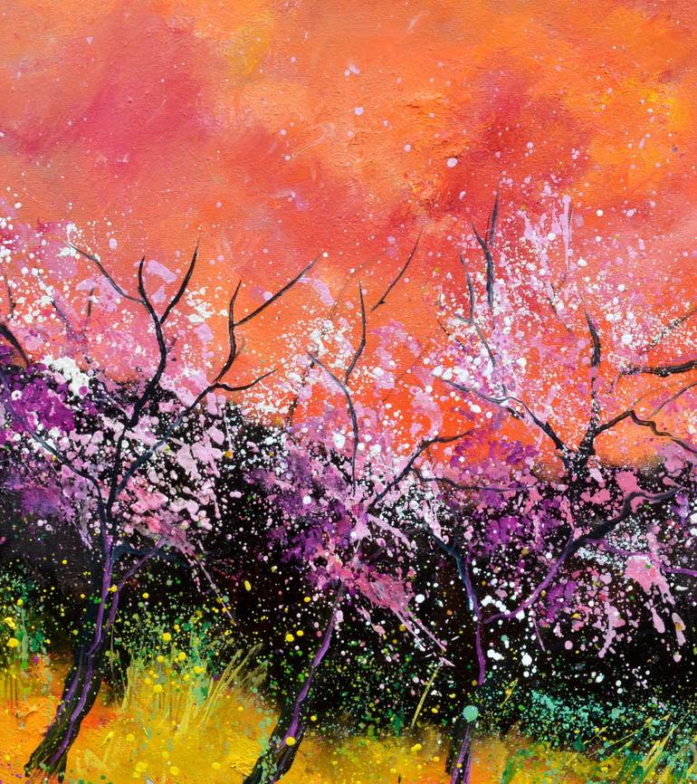 Original Impressionism Landscape Painting by Pol Ledent