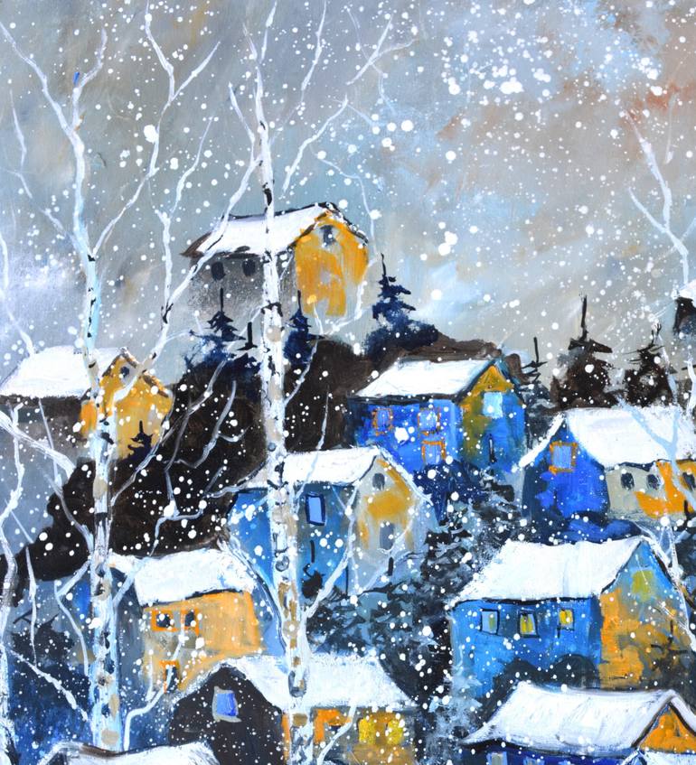 Original Impressionism Landscape Painting by Pol Ledent
