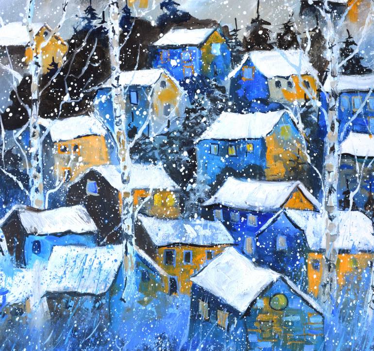 Original Impressionism Landscape Painting by Pol Ledent