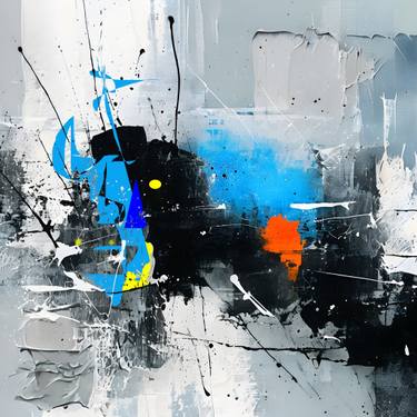 Original Expressionism Abstract Painting by Pol Ledent