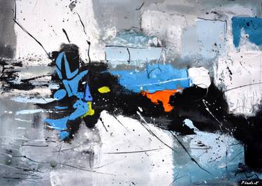 Original Abstract Painting by Pol Ledent