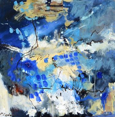 Original Expressionism Abstract Painting by Pol Ledent