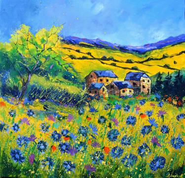 Original Impressionism Landscape Painting by Pol Ledent