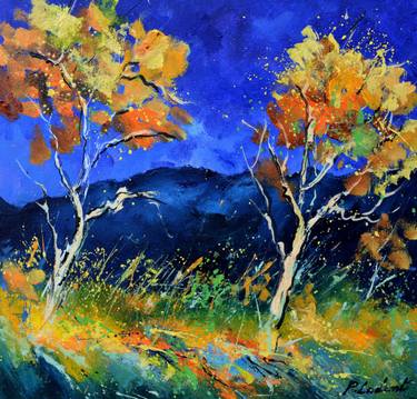 Original Expressionism Landscape Painting by Pol Ledent