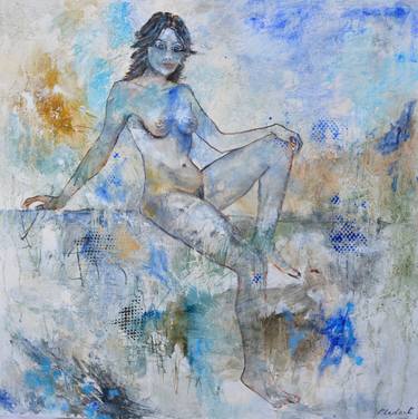 Original Impressionism Erotic Painting by Pol Ledent