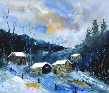Original Expressionism Landscape Paintings by Pol Ledent
