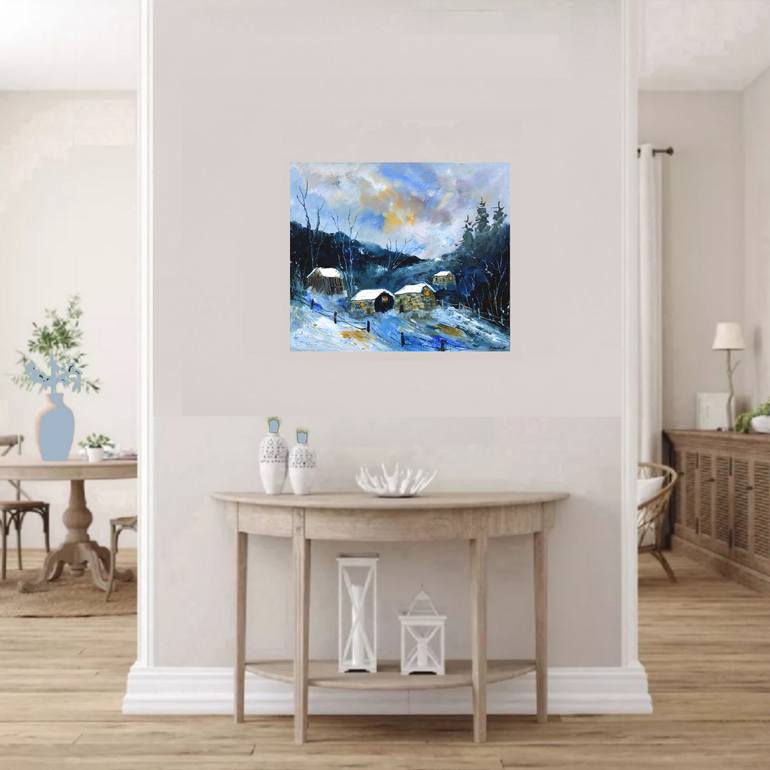 Original Expressionism Landscape Painting by Pol Ledent