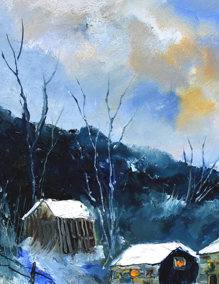 Original Expressionism Landscape Painting by Pol Ledent