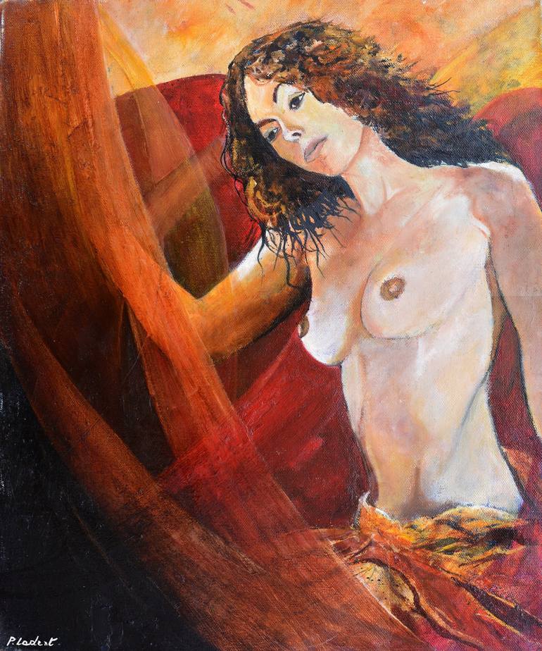 Print of Impressionism Erotic Paintings by Pol Ledent