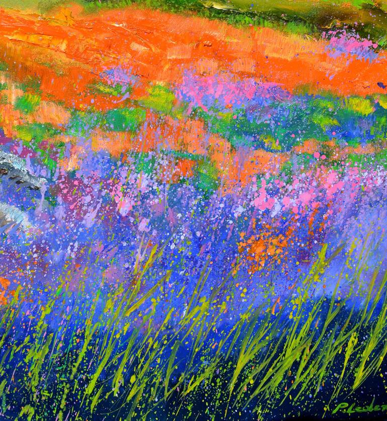 Original Expressionism Landscape Painting by Pol Ledent