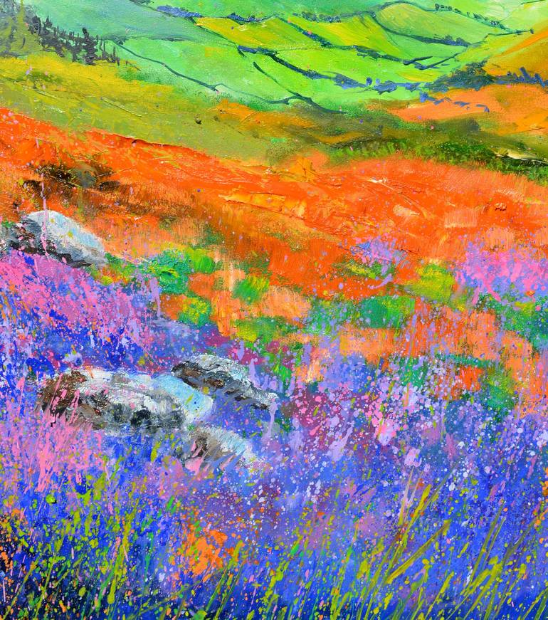 Original Expressionism Landscape Painting by Pol Ledent