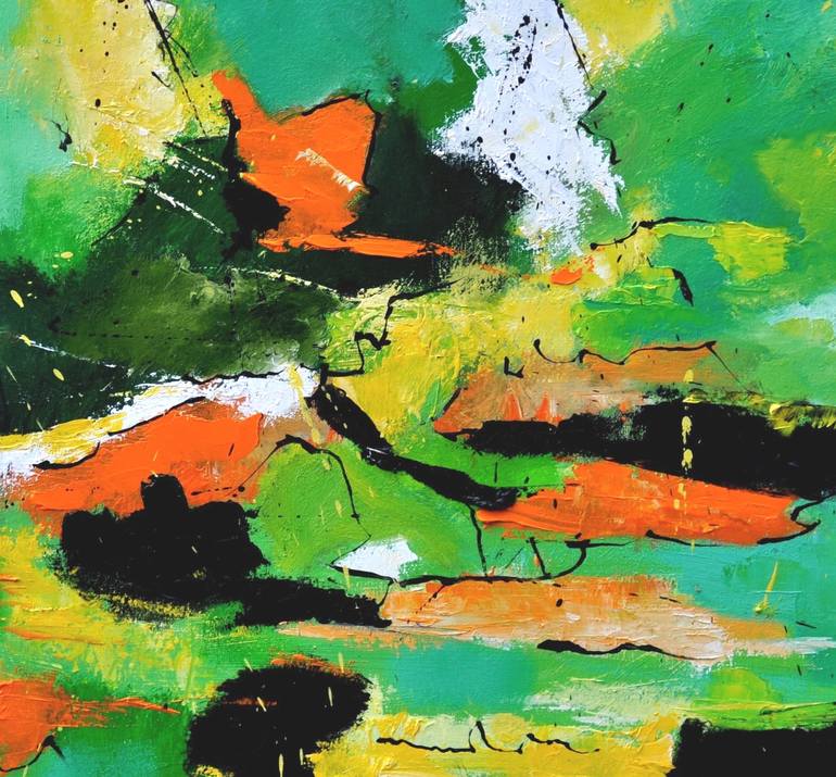 Original Expressionism Abstract Painting by Pol Ledent