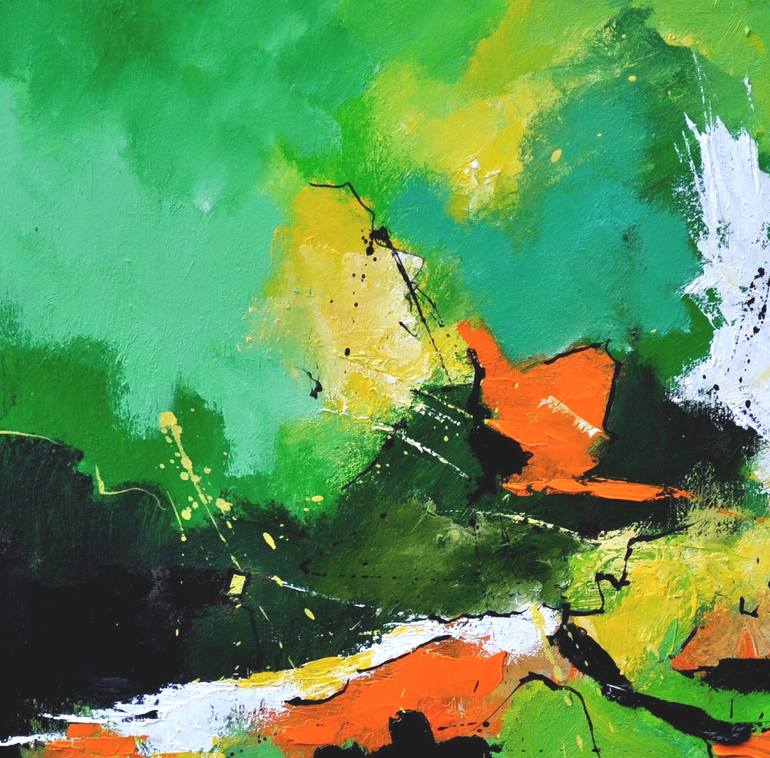 Original Expressionism Abstract Painting by Pol Ledent