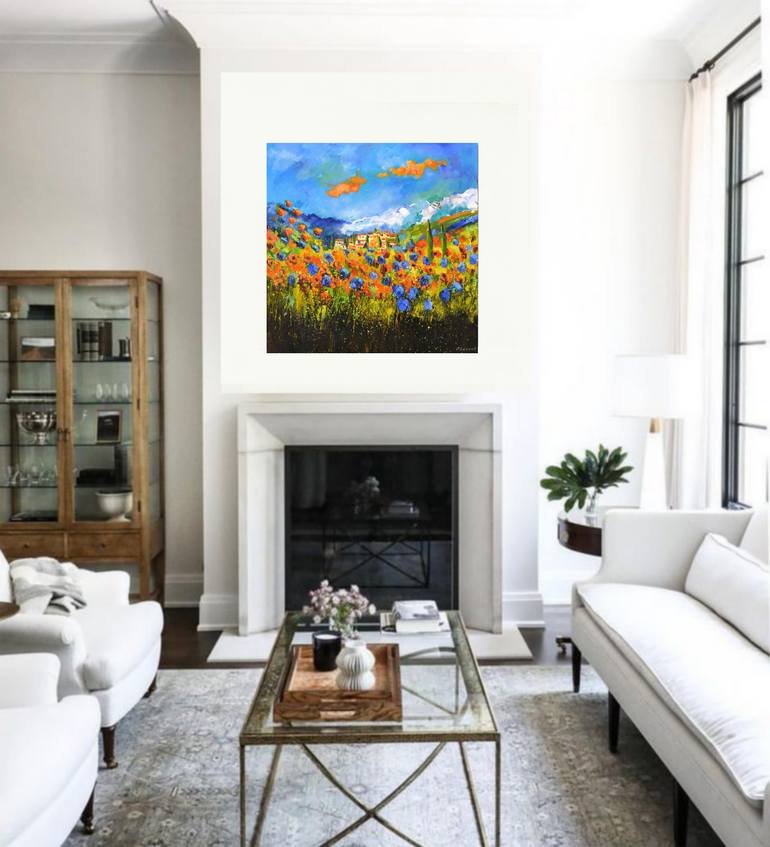 Original Impressionism Landscape Painting by Pol Ledent