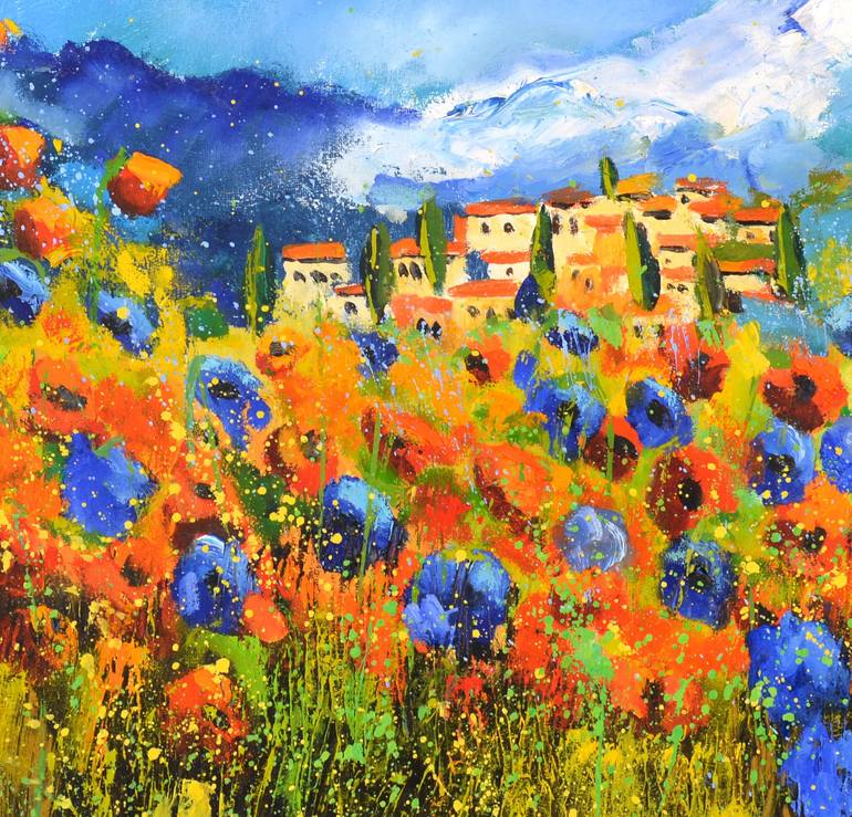 Original Impressionism Landscape Painting by Pol Ledent