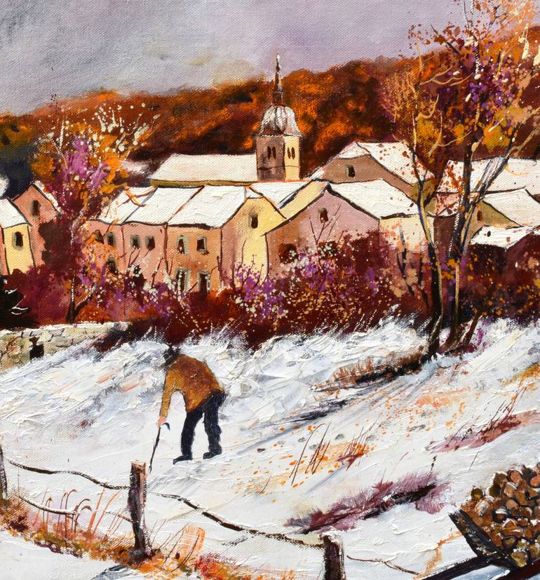 Original Impressionism Landscape Painting by Pol Ledent