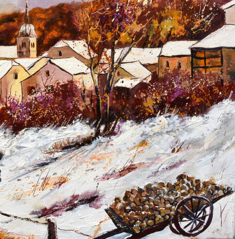 Original Impressionism Landscape Painting by Pol Ledent