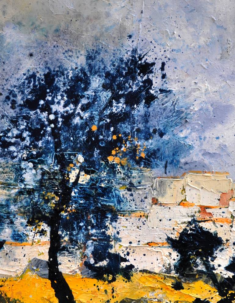 Original Expressionism Landscape Painting by Pol Ledent