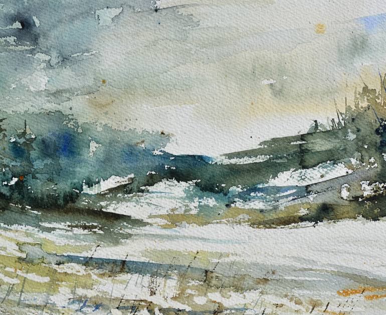 Original Expressionism Landscape Painting by Pol Ledent