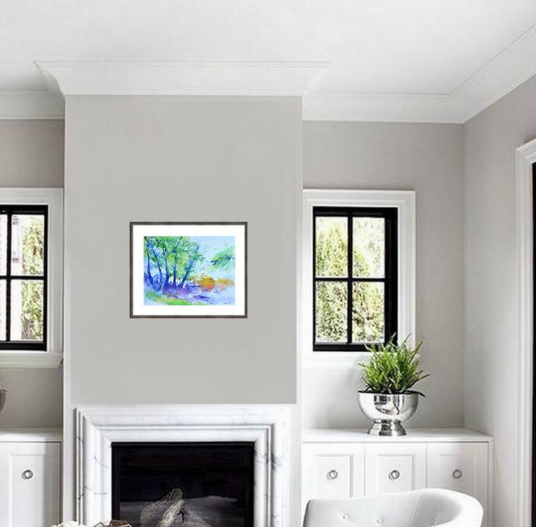 Original Expressionism Landscape Painting by Pol Ledent