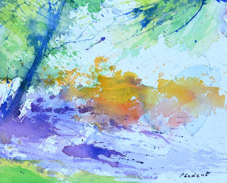 Original Expressionism Landscape Painting by Pol Ledent