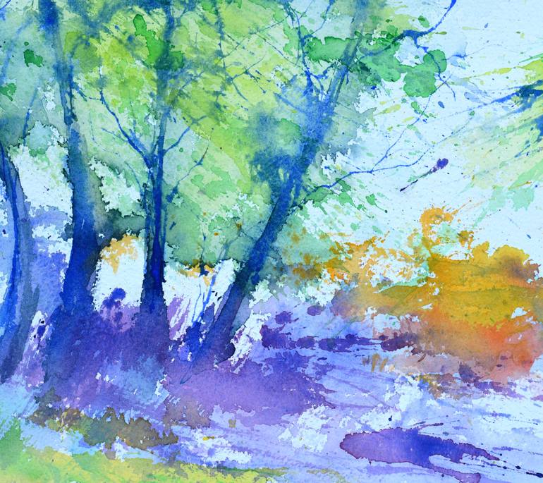 Original Expressionism Landscape Painting by Pol Ledent