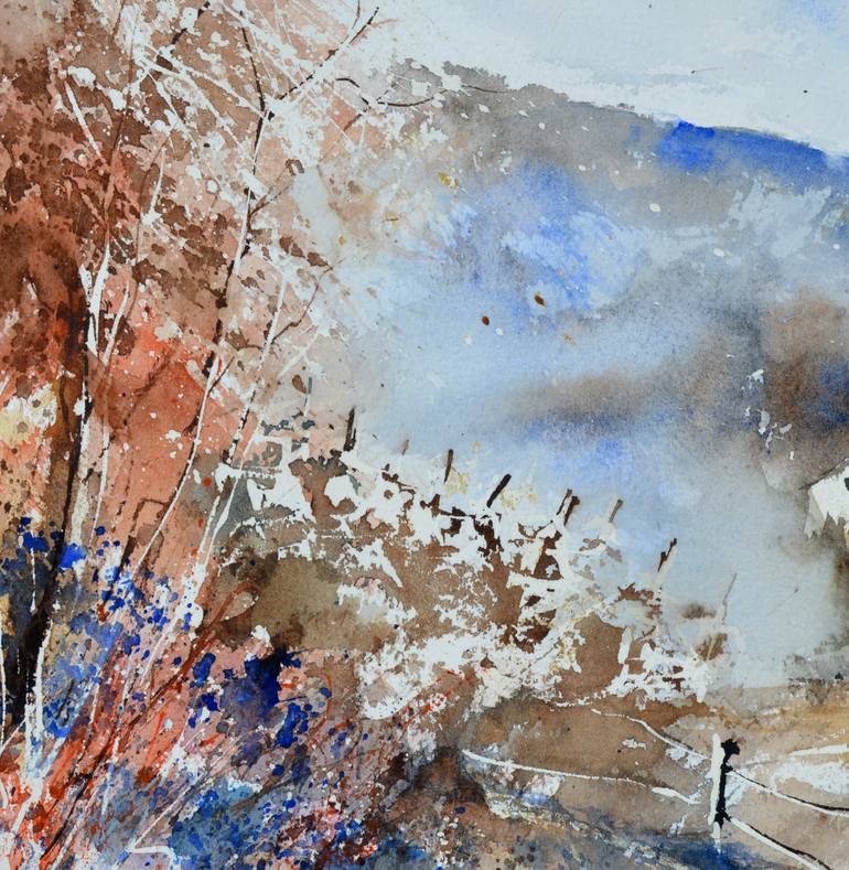 Original Expressionism Landscape Painting by Pol Ledent