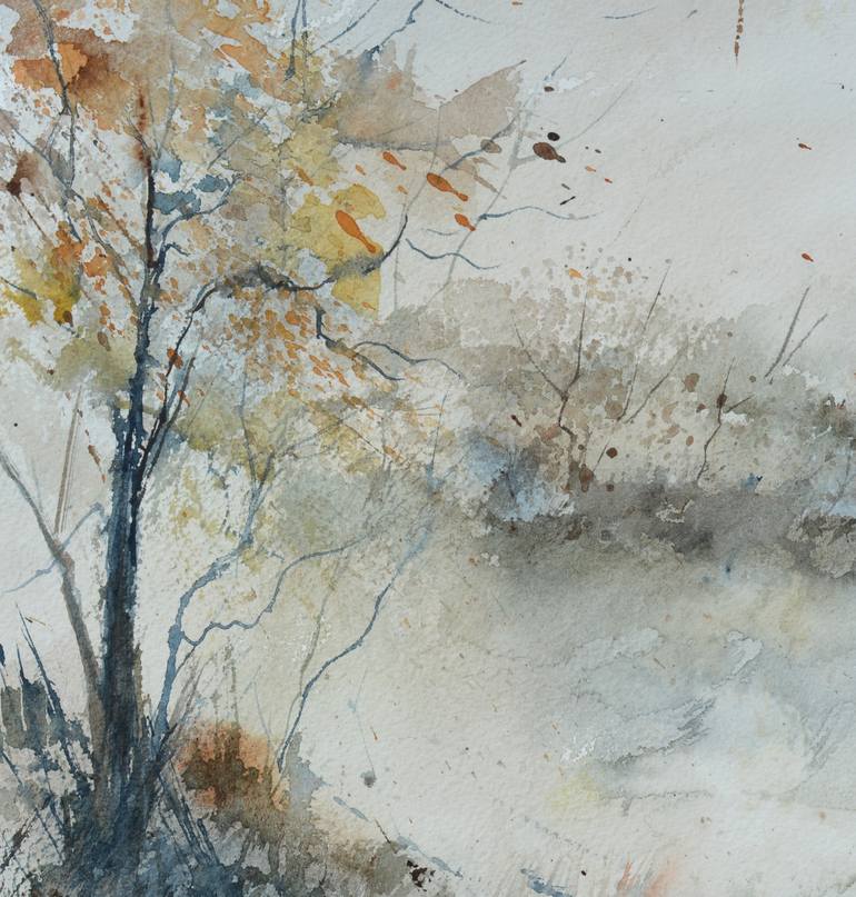 Original Expressionism Landscape Painting by Pol Ledent