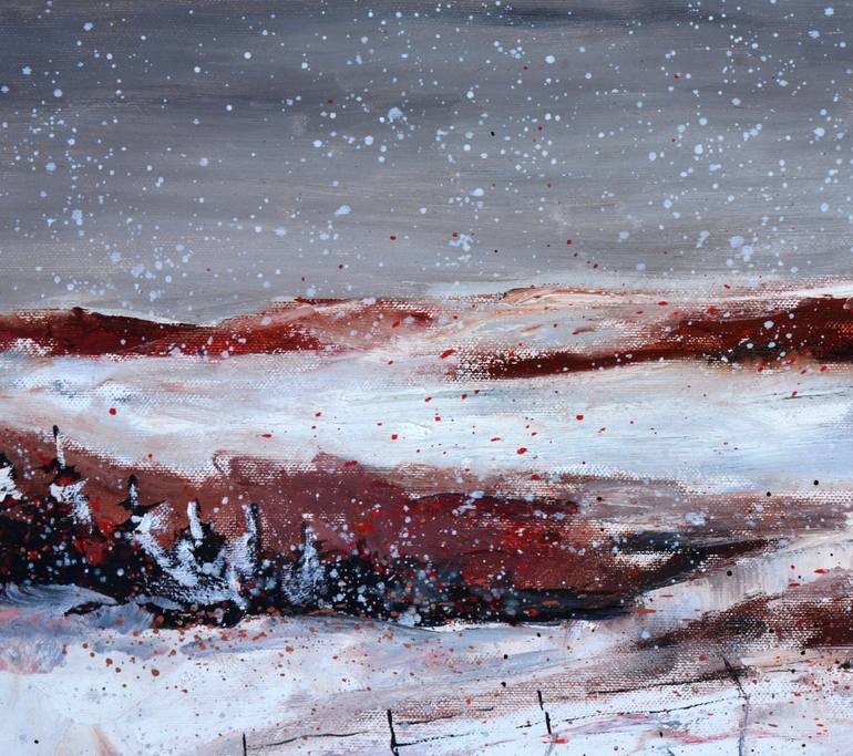 Original Expressionism Landscape Painting by Pol Ledent