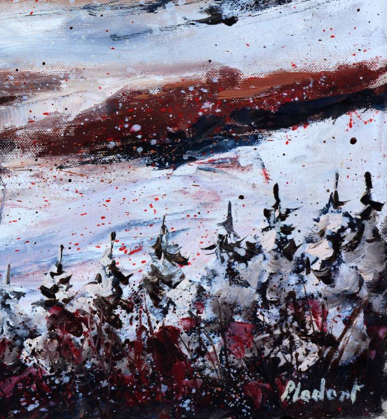 Original Expressionism Landscape Painting by Pol Ledent