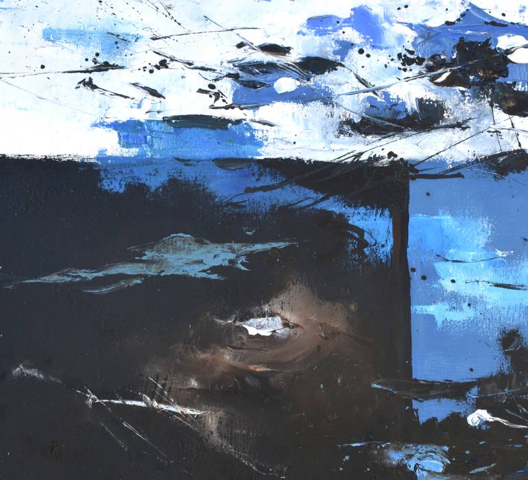 Original Abstract Painting by Pol Ledent