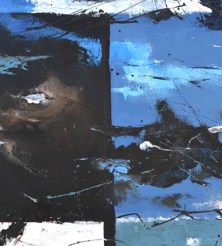 Original Abstract Painting by Pol Ledent