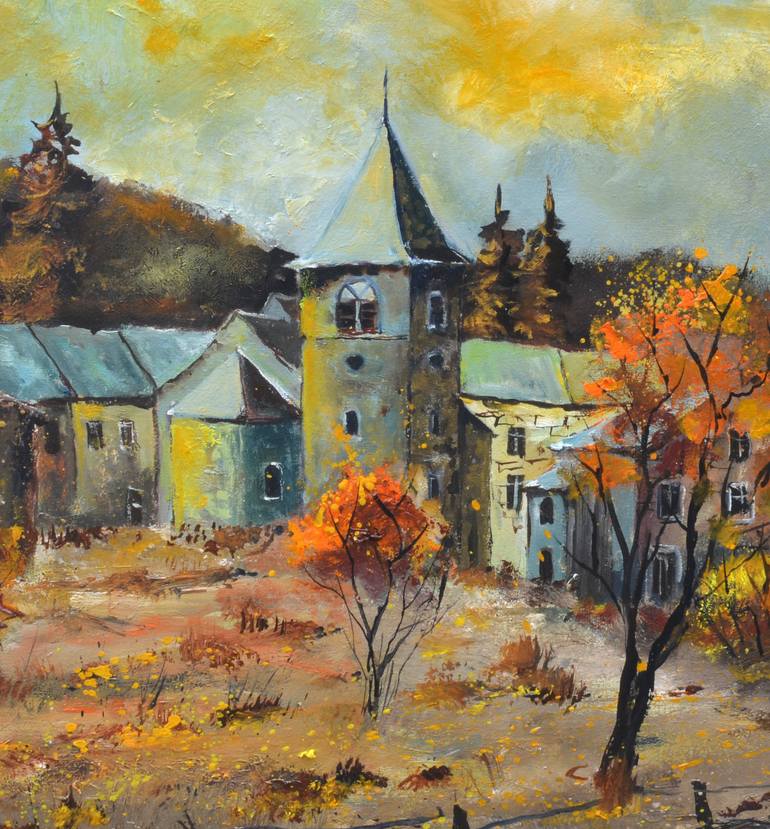 Original Expressionism Landscape Painting by Pol Ledent